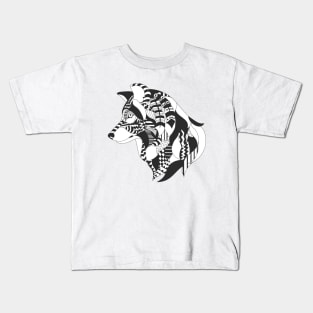 Wolf Ethic Side Face Kids T-Shirt